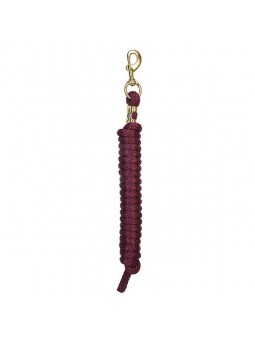 Poly Lead Rope Solid burgundy